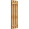 Ekena Millwork Spaced Board-n-Batten Shutters, Rough Sawn Western Red Cedar, 17 1/8W x 50H, PR RBS06S17X050RWR - alternate 2